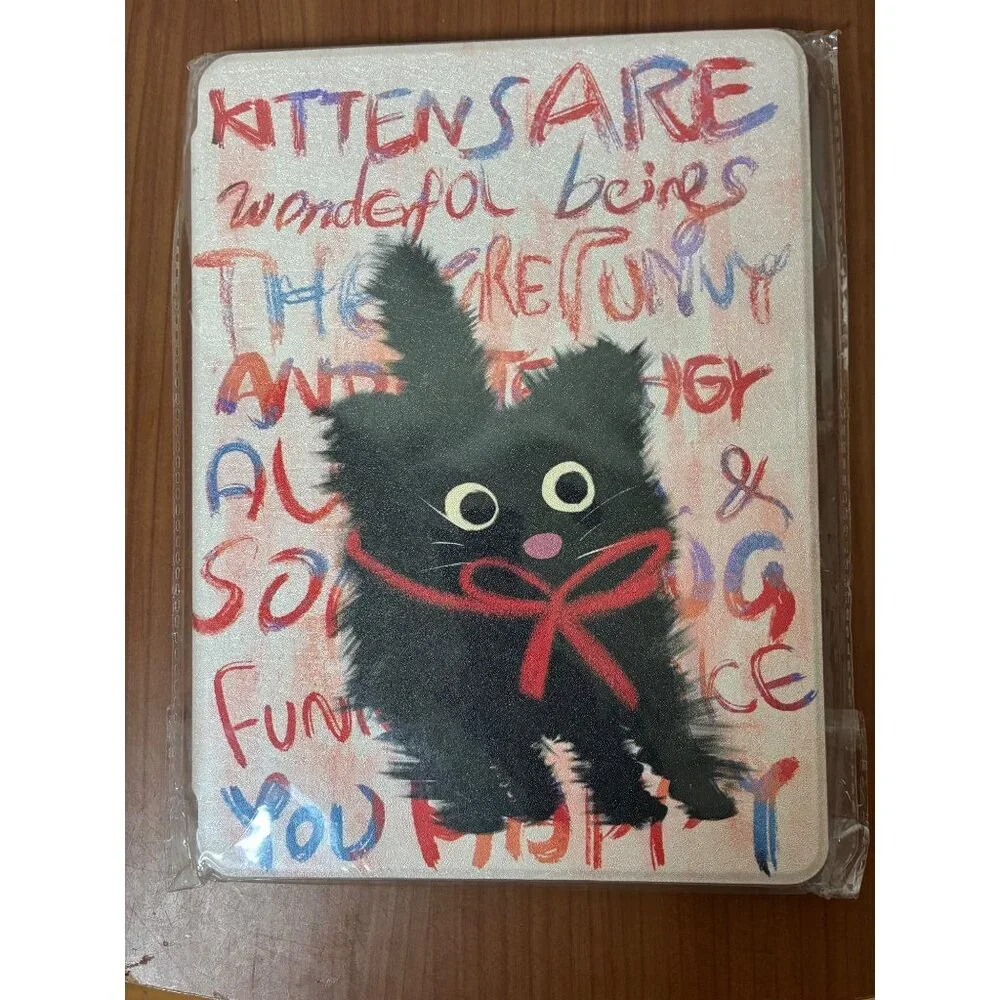 New Rotating Case for iPad 9th generation/ 8th gen Cat Kitten Graffiti